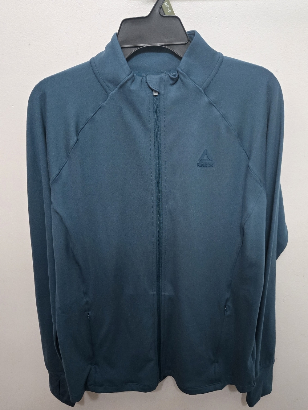 NWT Reebok Womans Teal Full-Zip Active Jacket